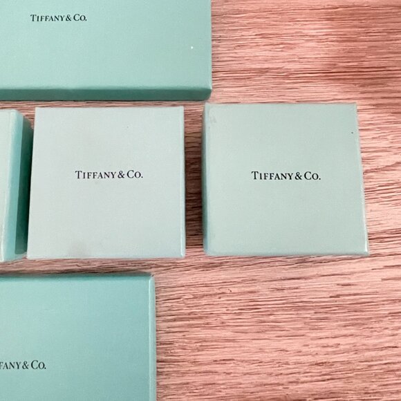 Tiffany & Co. Box Set of 8 Blue Vintage Pouch Empty Boxes Jewelry Storage - Picture 9 of 10